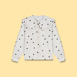 COTTON RUFFLE COLLAR SHIRT