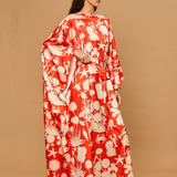 Coral Bloom Caftan