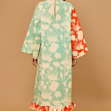 Tide Split Ruffle Maxi Dress