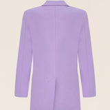 Crepe Blazer Lila Jacket