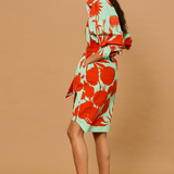 Coral Coast Belted Shirt Dress