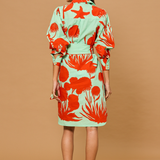 Coral Coast Belted Shirt Dress