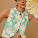 Seafoam Garden Vest