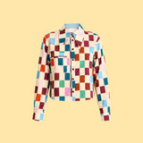 Cropped Button-Up Shirt