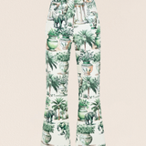 Tropical Garden Cotton Pant