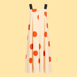 Wide-Leg Jumpsuit With Elastic Straps