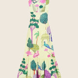 Botanic Garden Cross Front Cotton Dress