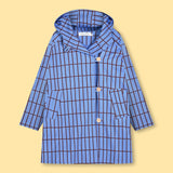 COTTON HOODED TRENCH COAT