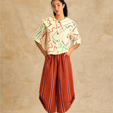 Double Collar Button-Up Shirt