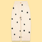 COTTON HIGH WAISTED CROPPED PANT  WITH ELASTICBAND