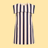 Sleeveless Sailor Collar Dress