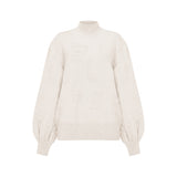 100% Wool High Neck Sweater