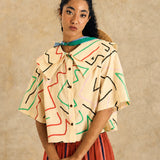 Double Collar Button-Up Shirt