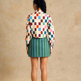 Cropped Button-Up Shirt