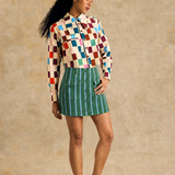 Cropped Button-Up Shirt