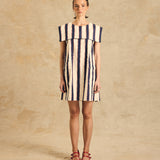 Sleeveless Sailor Collar Dress