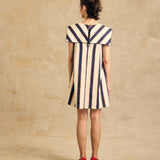 Sleeveless Sailor Collar Dress