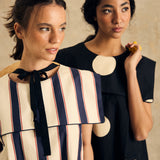 Sleeveless Sailor Collar Dress