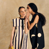 Sleeveless Sailor Collar Dress