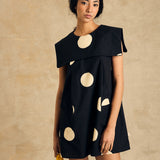 Sleeveless Sailor Collar Dress