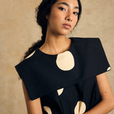 Sleeveless Sailor Collar Dress