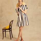 Sleeveless Sailor Collar Dress