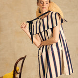 Sleeveless Sailor Collar Dress