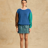 Asymmetrical Wrap  Mini Skort