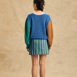 Asymmetrical Wrap  Mini Skort