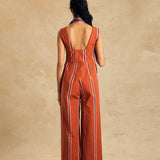 Square Neck Straight Cut Jumpsuit