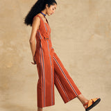 Square Neck Straight Cut Jumpsuit