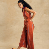 Square Neck Straight Cut Jumpsuit