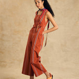 Square Neck Straight Cut Jumpsuit