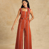 Square Neck Straight Cut Jumpsuit