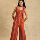 Square Neck Straight Cut Jumpsuit