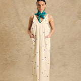 V Neck Wide Leg Jumpsuit