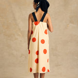 Wide-Leg Jumpsuit With Elastic Straps
