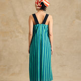 Wide-Leg Jumpsuit With Elastic Straps