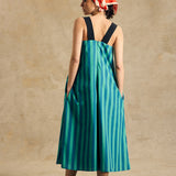 Wide-Leg Jumpsuit With Elastic Straps