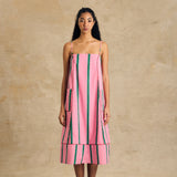Sleeveless Midi Dress With Pocket Detail