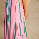 Sleeveless Midi Dress With Pocket Detail