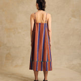 Sleeveless Midi Dress With Pocket Detail