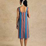 Strap Midi Dress With Pocket Detail