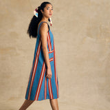 Strap Midi Dress With Pocket Detail