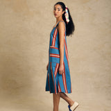 Strap Midi Dress With Pocket Detail