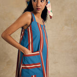 Strap Midi Dress With Pocket Detail