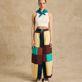 Elastic Waist Wide-Leg Pants