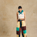 Elastic Waist Wide-Leg Pants