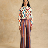 High-Waist Straight Leg Pants