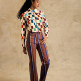 High-Waist Straight Leg Pants